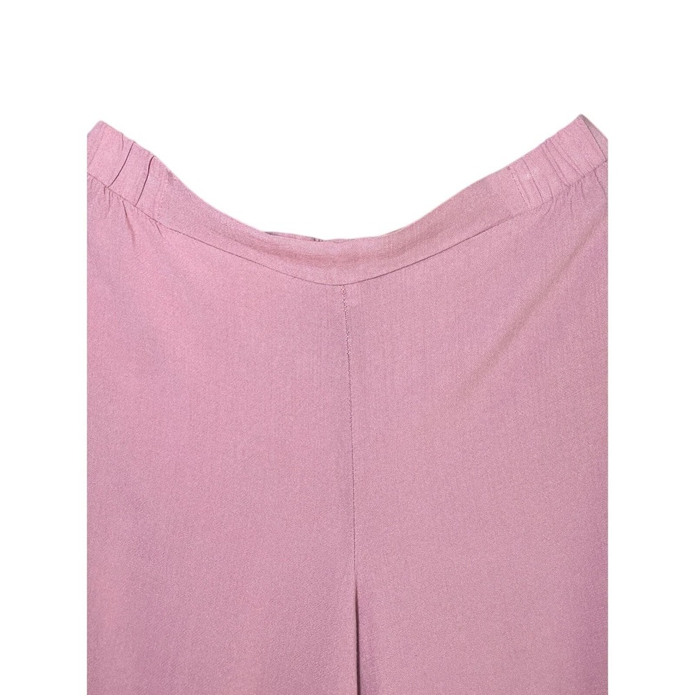 Danskin Pink Pants Women's Large Relaxed Casual Cottagecore Coastal Minimalist - Picture 5 of 8